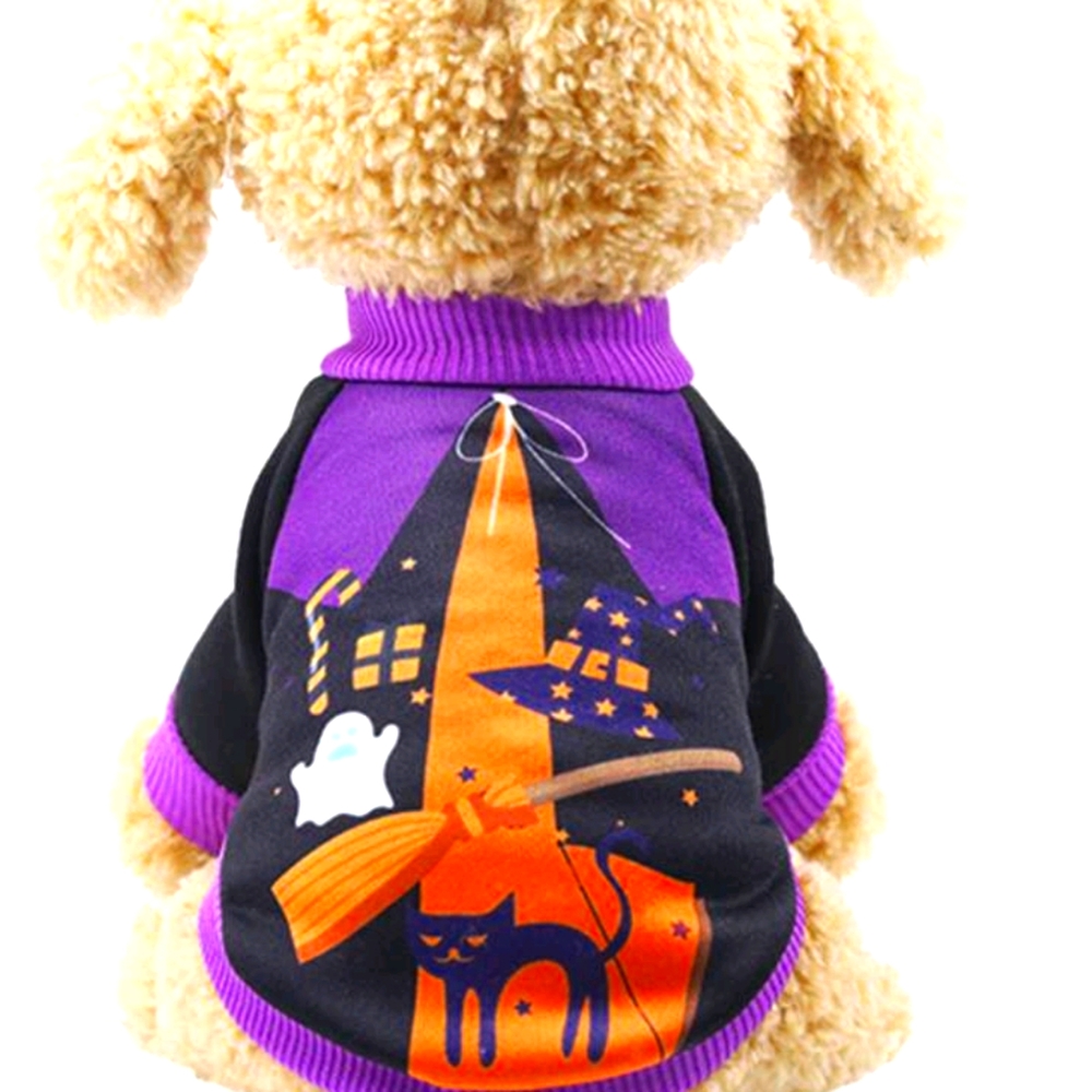Halloween Black, Orange and Purple Style Pet Shirt